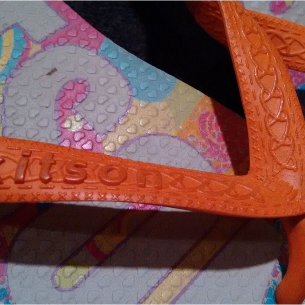 Previously Loved Kitson Flip Flops Size 10 - Picture 3 of 6